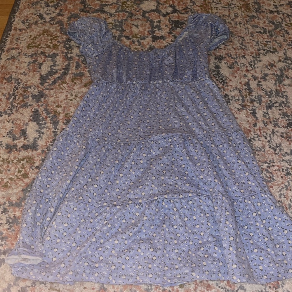 Blue dress